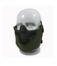 nHelmet Half Face V8 Steel Net Mesh Tactical Military Protective Mask - OD Green