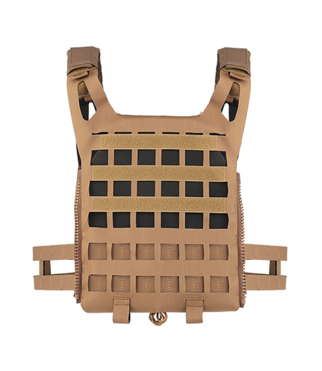 Lancer Tactical Lightweight SPC Laser Cut Tactical Vest (Color: Coyote Brown)