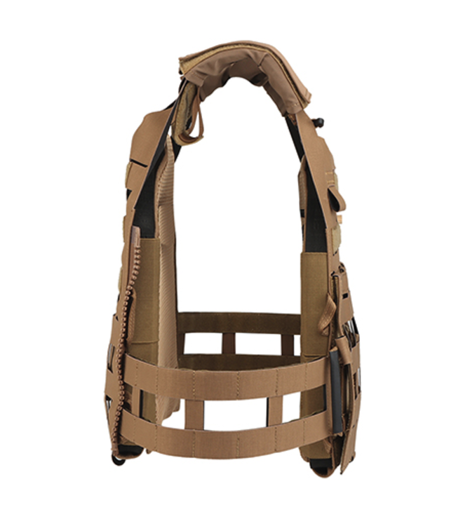 Lancer Tactical Lightweight SPC Laser Cut Tactical Vest (Color: Coyote Brown)