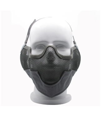 nHelmet V12 Strike Steel Mesh Half Face Mask - FG