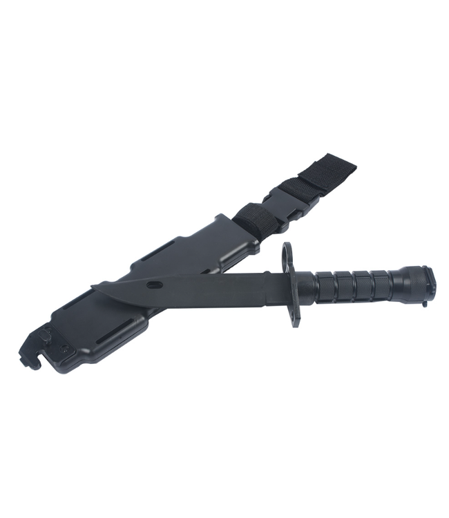 M9 Bayonet Plastic Knife With Sheath (Black)