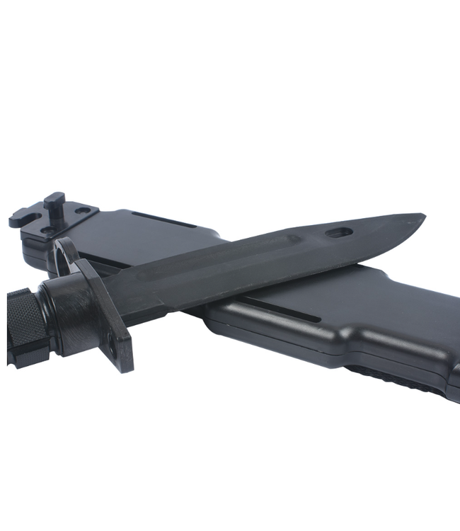 M9 Bayonet Plastic Knife With Sheath (Black)