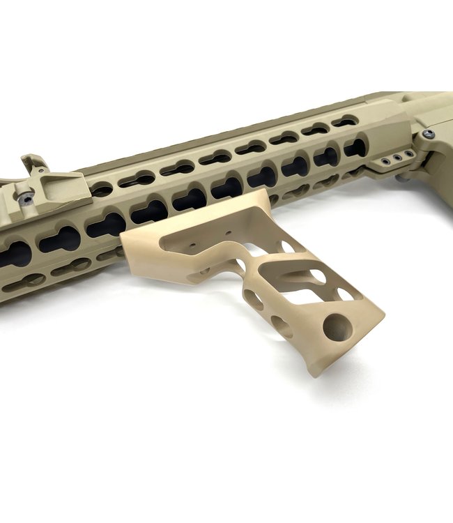 CNC Keymod Long Angled Grip (Dark Earth)
