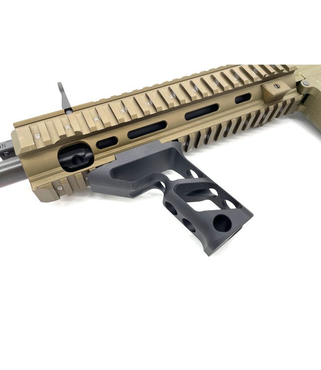 CNC Picatinny Long Angled Grip (Black)