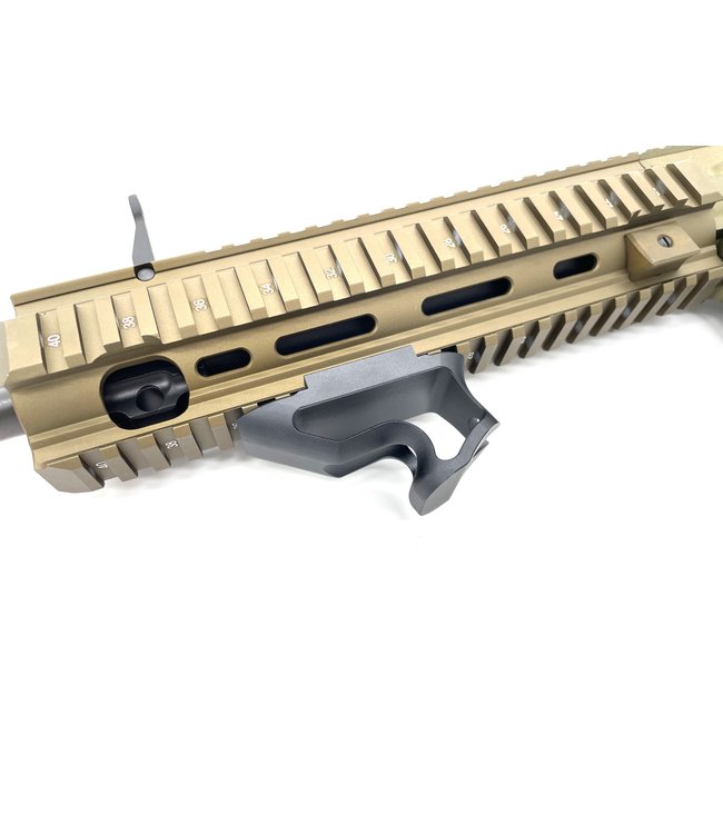 CNC Picatinny Rail Short Angled Grip (Black)