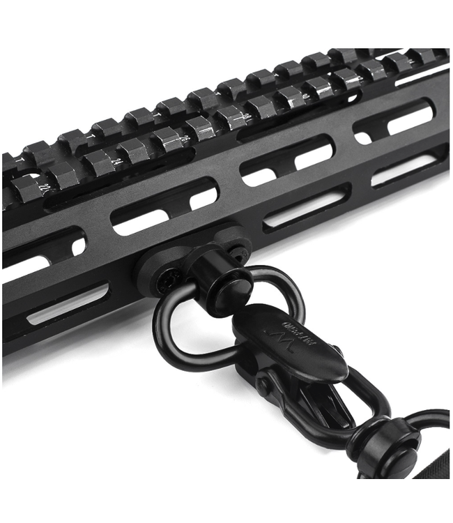 Arne Tactical QD Sling Mount For M-LOK & Keymod Rail System - Black
