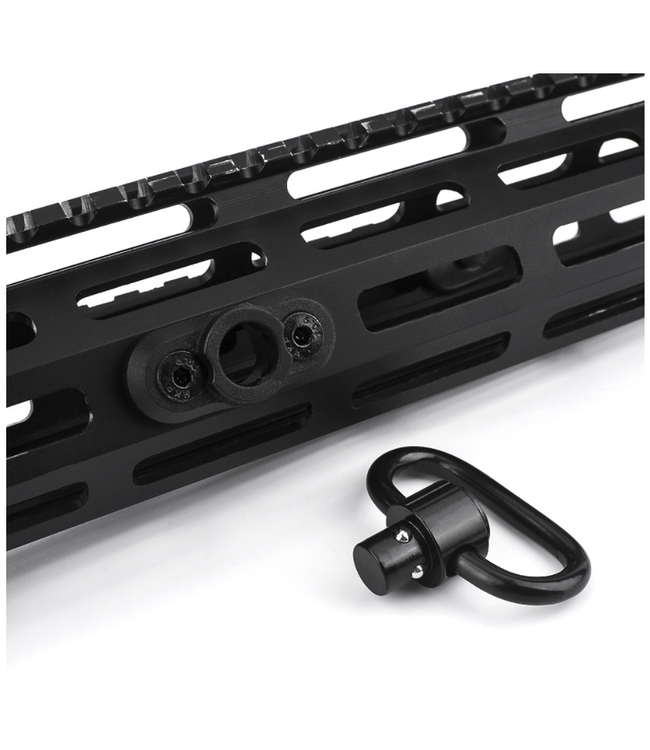 Arne Tactical QD Sling Mount For M-LOK & Keymod Rail System - Black