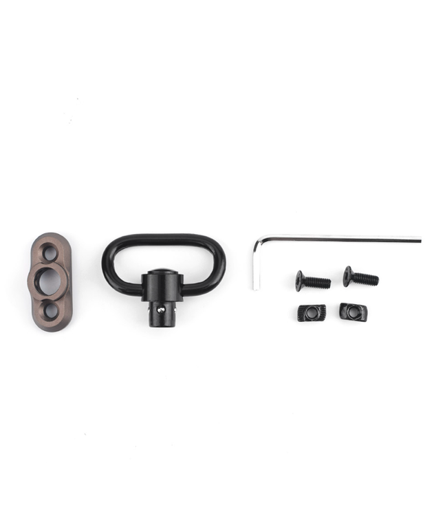 Arne Tactical QD Sling Mount For M-LOK & Keymod Rail System - DE