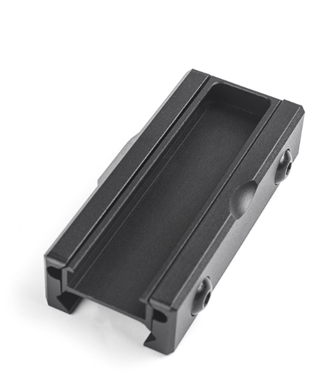 CNC Picatinny Pocket Panel for Flashlight Pressure Pad (Black)