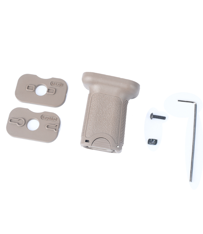 Arne Tactical VSG-S GRIP For KeyMod & M-LOK (Dark Earth)