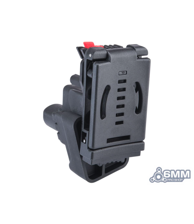 6mmProShop CTM Speed Draw Holster for Hi-CAPA Gas Airsoft Pistols (Color: Black)