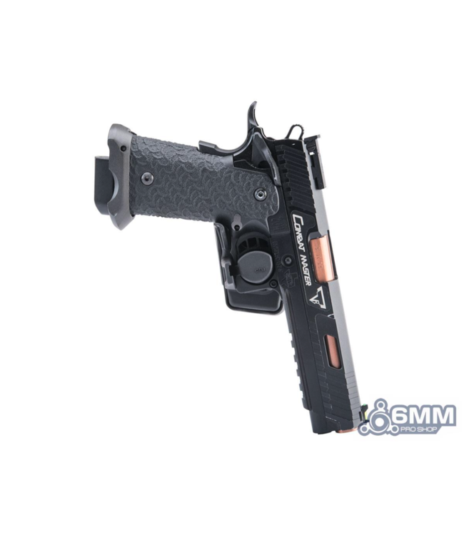 6mmProShop CTM Speed Draw Holster for Hi-CAPA Gas Airsoft Pistols (Color: Black)