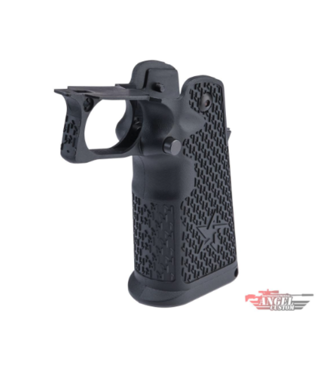 Angel Custom CNC G2 Polymer Pistol Grip for TM Hi-Capa Gas Blowback Pistols (Color: Black)