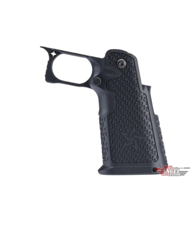 Angel Custom CNC G2 Polymer Pistol Grip for TM Hi-Capa Gas Blowback Pistols (Color: Black)