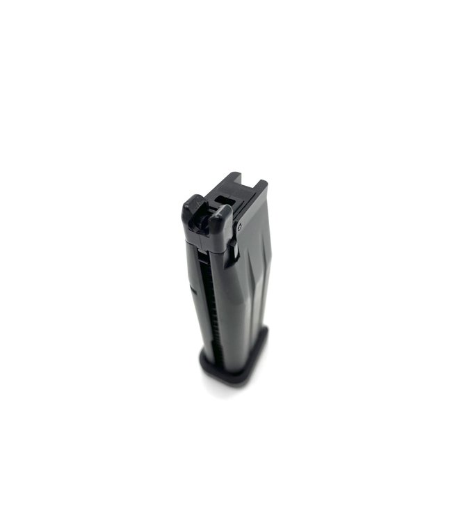 WE-Tech 30 Round Magazine for Hi-Capa Gas Blowback Airsoft Pistols (Color: Black / Long Base / Green Gas)