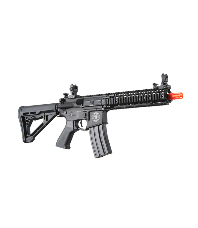 Lancer Tactical Proline MK18 M4 AEG Rifle with Delta Stock (Color: Black)
