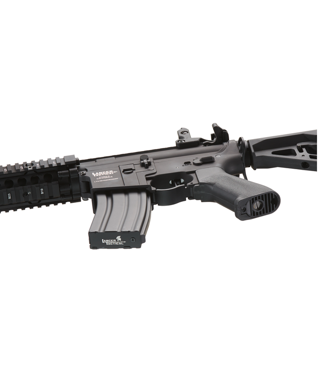 Lancer Tactical Proline MK18 M4 AEG Rifle with Delta Stock (Color: Black)