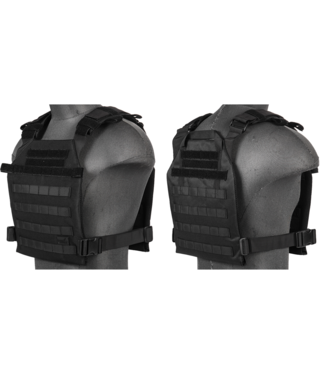Lancer Tactical Lancer Tactical Nylon Lightweight Tactical Vest (Black)