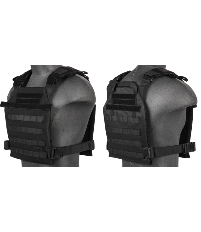 Lancer Tactical Nylon Lightweight Tactical Vest (Black) US Airsoft, Inc.