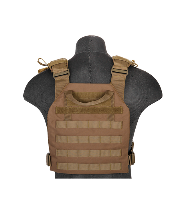 Lancer Tactical Nylon Lightweight Tactical Vest (Khaki)