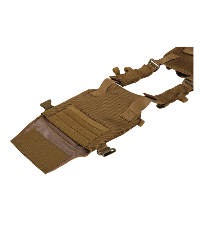 Lancer Tactical Nylon Lightweight Tactical Vest (Khaki)