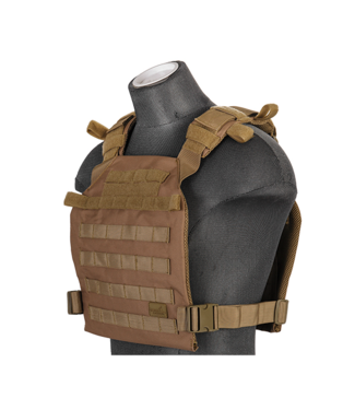 Lancer Tactical Lancer Tactical Nylon Lightweight Tactical Vest (Khaki)