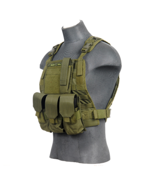 Lancer Tactical Lancer Tactical CA-301GN Nylon Molle Tactical Vest (OD Green)