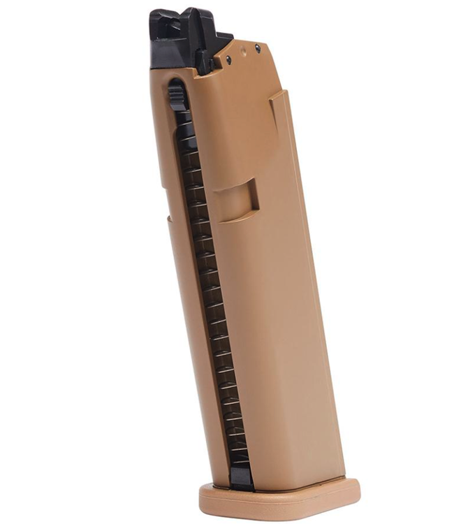 Elite Force 20rd Magazine for GLOCK Licensed G19X Airsoft GBB Pistols (Color: Tan)