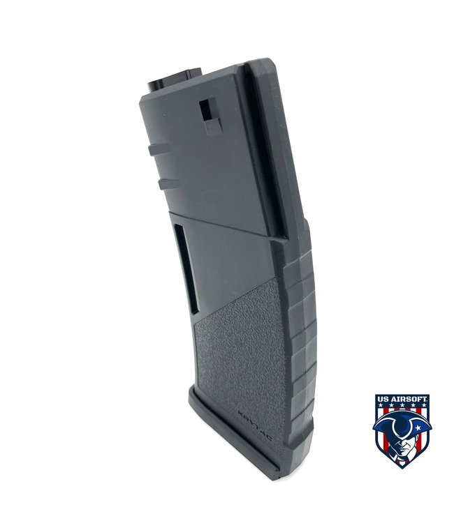 Krytac 450rd Hi-Cap Magazine for M4 / M16 Series Airsoft AEG Rifles (Color: Black)
