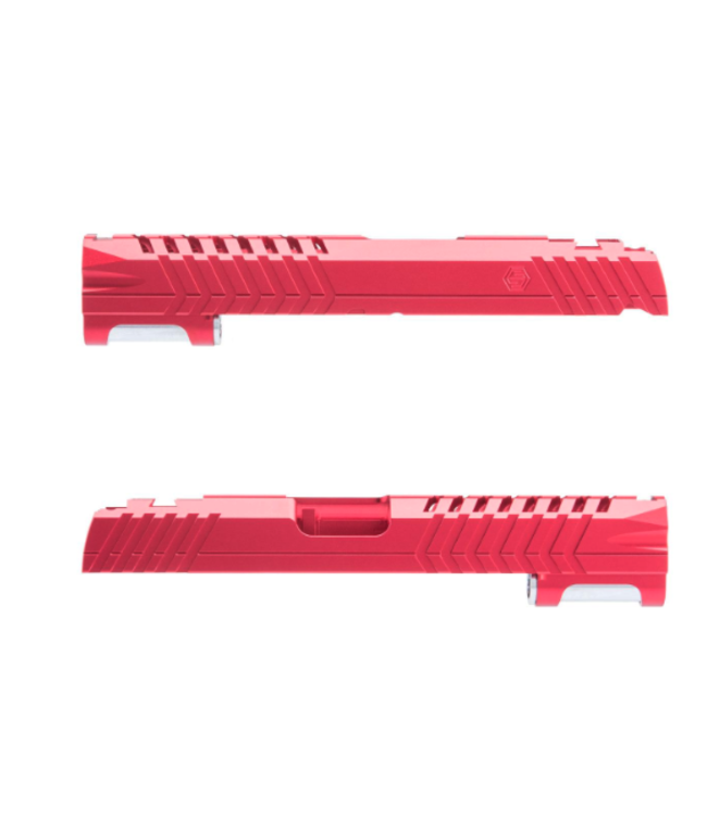 EDGE Custom "MAX" Standard Slide for Tokyo Marui 1911 / Hi-CAPA Gas Blowback Airsoft Pistols (Color: Red)