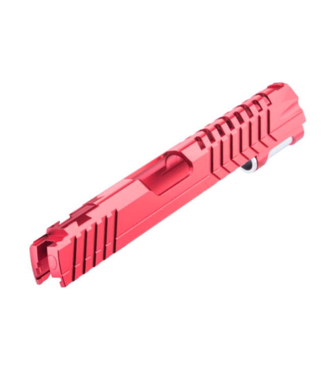 EDGE Custom "MAX" Standard Slide for Tokyo Marui 1911 / Hi-CAPA Gas Blowback Airsoft Pistols (Color: Red)