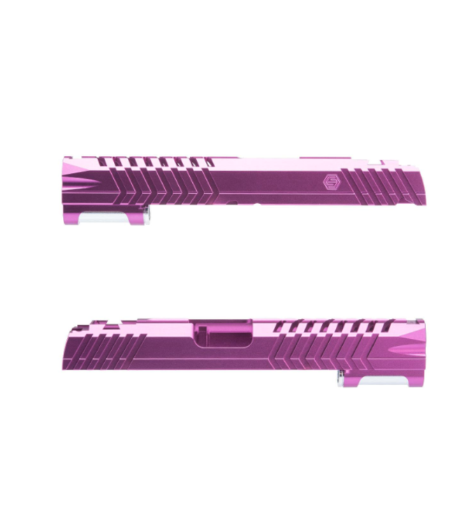 EDGE Custom "MAX" Standard Slide for Tokyo Marui 1911 / Hi-CAPA Gas Blowback Airsoft Pistols (Color: Purple)