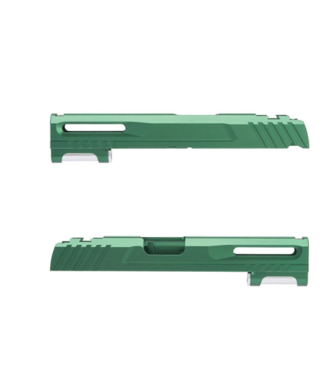 EDGE Custom "NORRIS" Standard Slide for Tokyo Marui 1911 / Hi-CAPA Gas Blowback Airsoft Pistols (Color: Green)