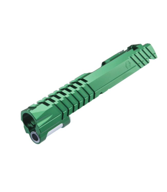 EDGE Custom "MAX" Standard Slide for Tokyo Marui 1911 / Hi-CAPA Gas Blowback Airsoft Pistols (Color: Green)