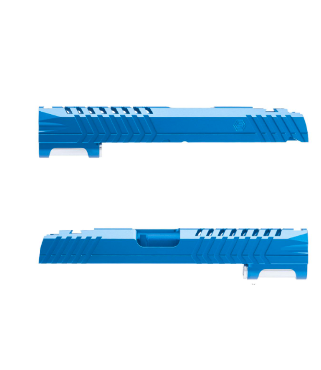 EDGE Custom "MAX" Standard Slide for Tokyo Marui 1911 / Hi-CAPA Gas Blowback Airsoft Pistols (Color: Blue)