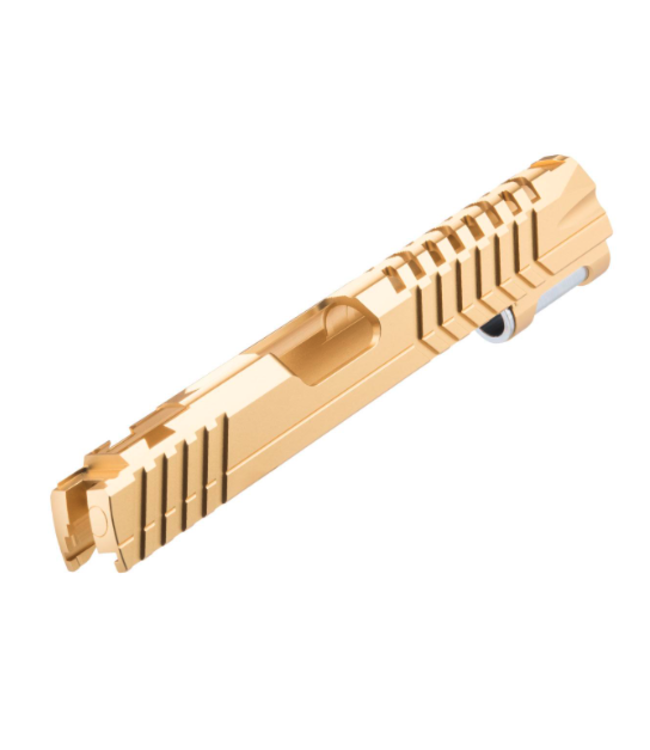 EDGE Custom "MAX" Standard Slide for Tokyo Marui 1911 / Hi-CAPA Gas Blowback Airsoft Pistols (Color: Gold)