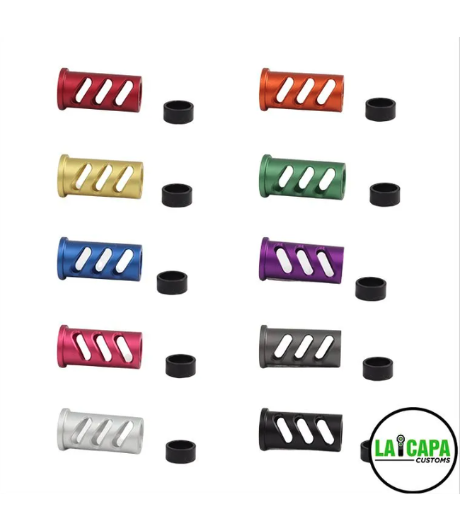 LA Capa Customs Lightweight 4.3 Guide Plug (With Delrin Ring) For Hi Capa (Purple)