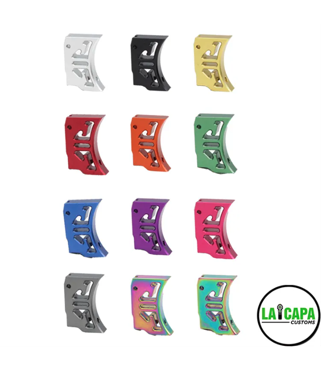 LA Capa Customs “S1” Curved Trigger For Hi Capa (Orange)