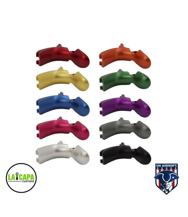 LA Capa Customs 7075 Grip Safety for Hi Capa - Red