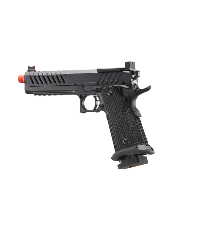 Lancer Tactical Knightshade Hi-Capa Gas Blowback Airsoft Pistol w/ Red Dot Mount (Color: Blue)