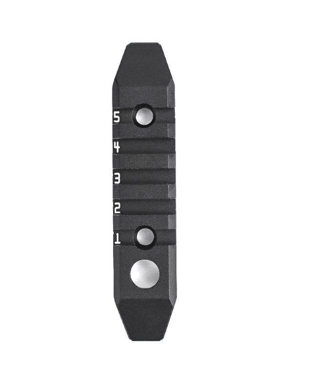 5-Slot M-lok and Keymod Aluminum Rail