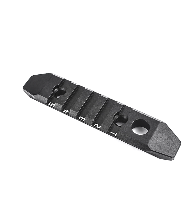 5-Slot M-lok and Keymod Aluminum Rail