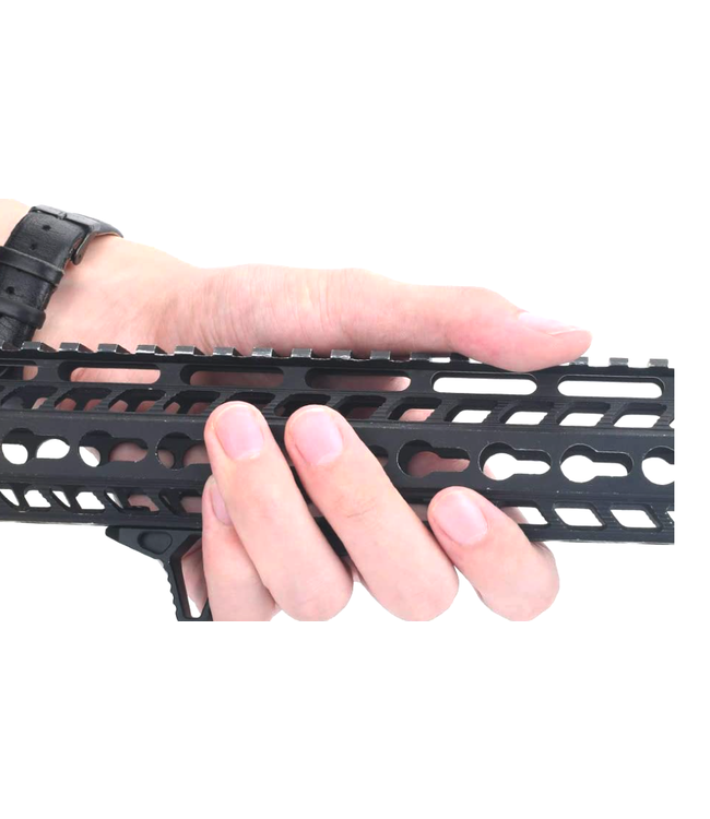Angled Foregrip Hand-Stop Keymod and M-Lok (Black)