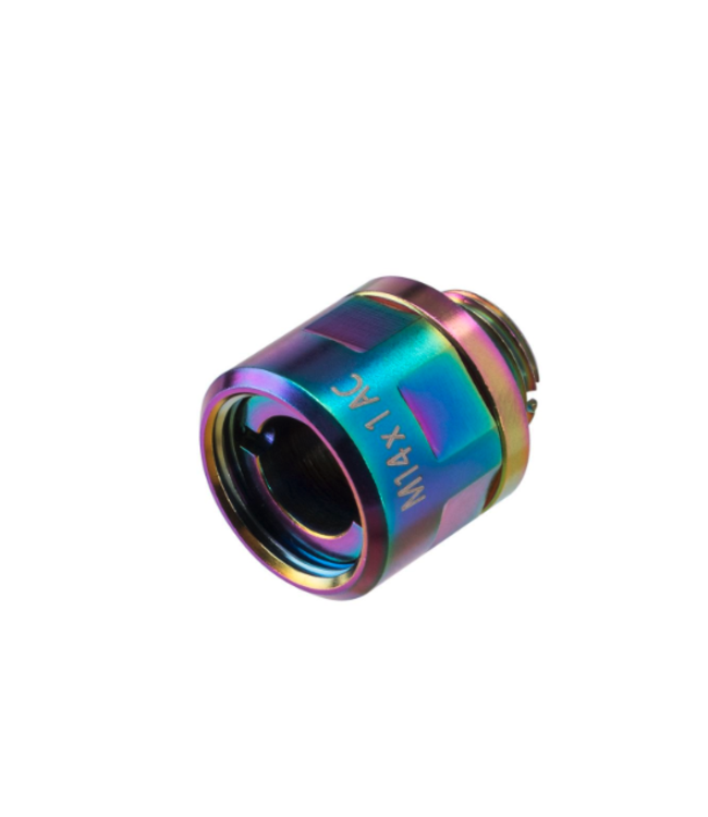 CowCow Technology CNC Stainless Steel Threaded Suppressor Adapter for TM Pistol Barrels (Color: Rainbow)