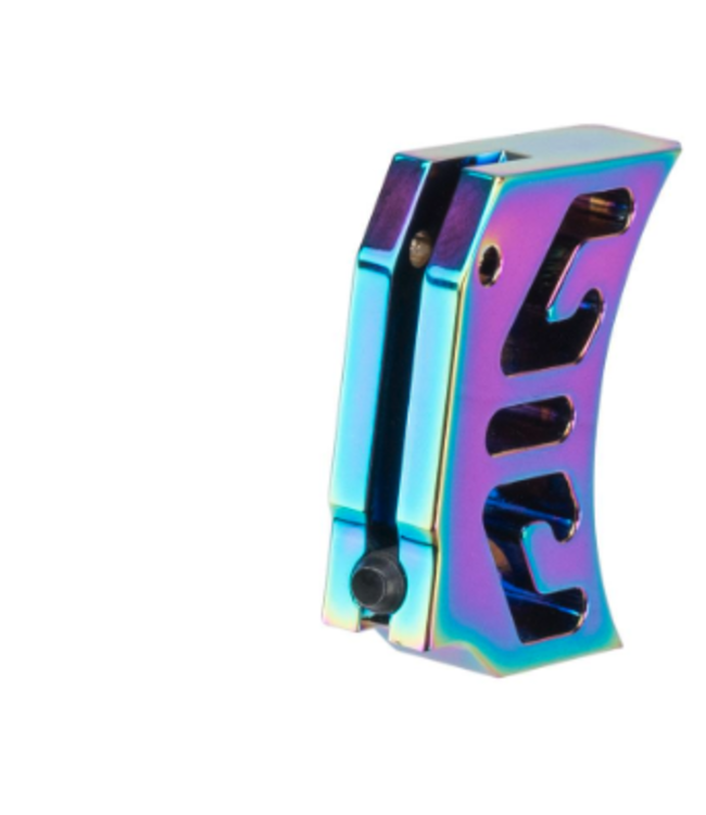 CowCow Technology Aluminum Trigger for Tokyo Marui Hi-Capa Airsoft Pistols (Model: T1 / Rainbow)