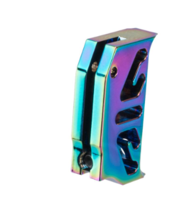 CowCow Technology Aluminum Trigger for Tokyo Marui Hi-Capa Airsoft Pistols (Model: T2 / Rainbow)