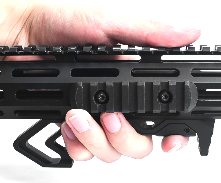 Aluminum Airsoft ForeGrip for MLok (Black) US Airsoft, Inc.