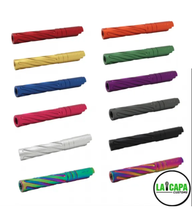 LA Capa Customs 5.1 Aluminum Tornado Threaded Outer Barrel (Grey)