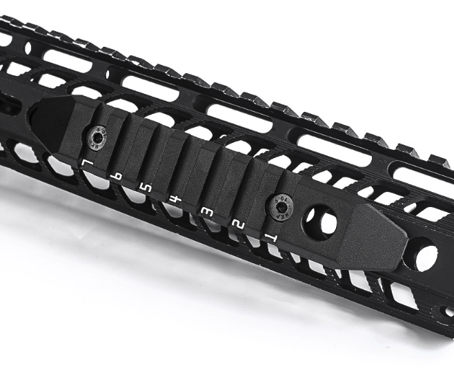 7-Slot M-Lok and Keymod Aluminum Rail Mount - US Airsoft, Inc.