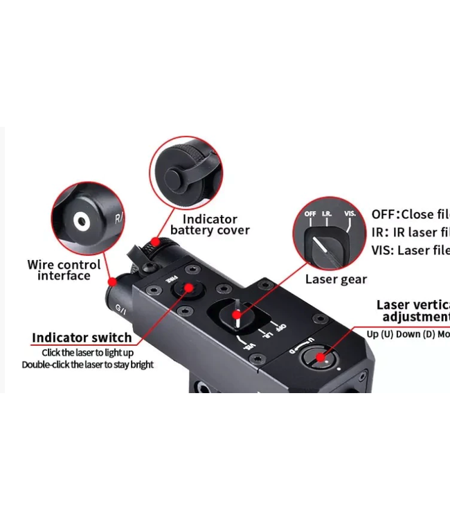 Close Quarters Battle Laser (Green&IR Laser) FDE